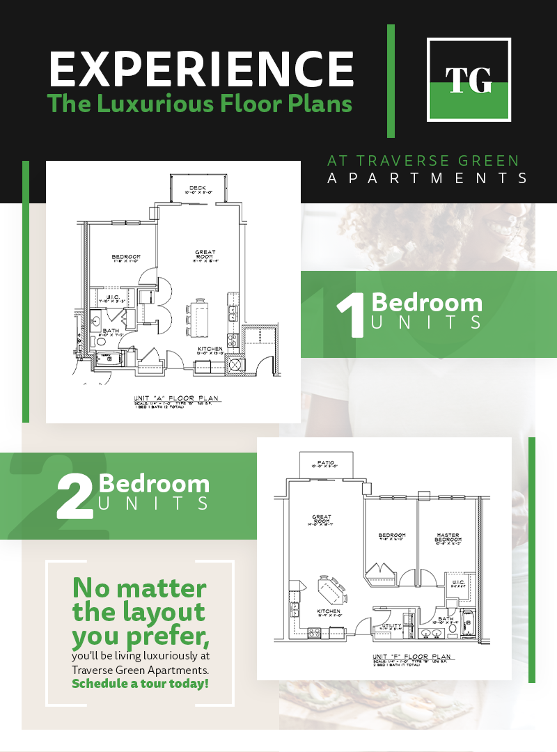 The Luxurious Floor Plans at Traverse Green Apartments Traverse Green Apartments